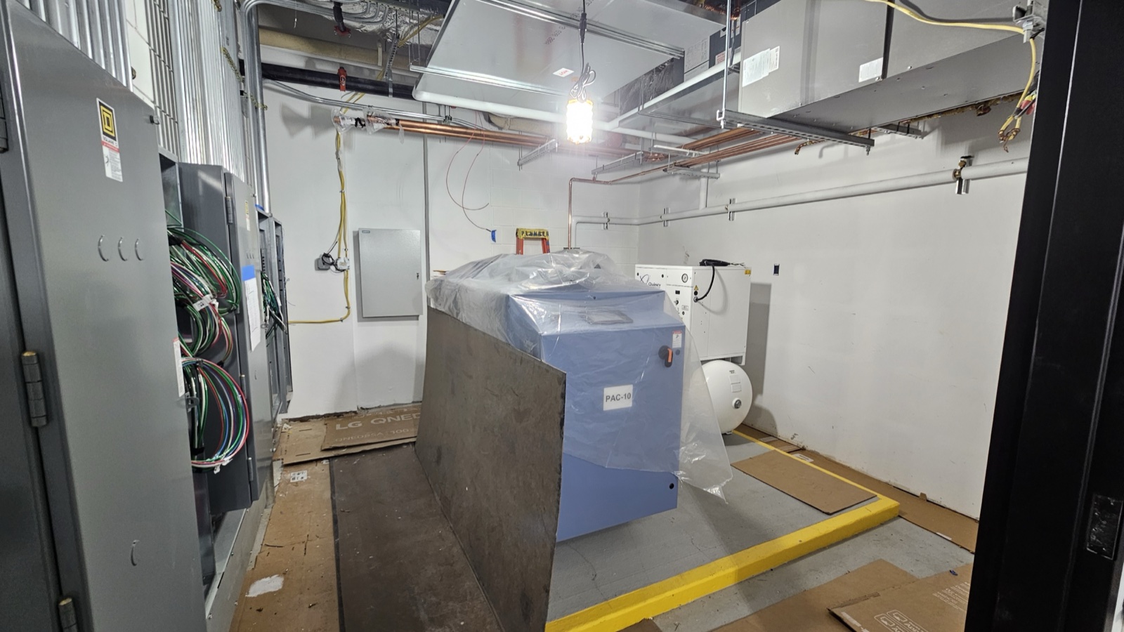 Lab renovation in progress, March 2026.