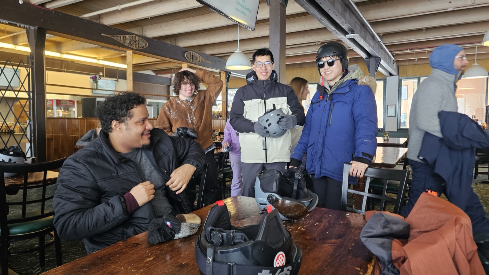 Lab group on a ski trip, March 2026.