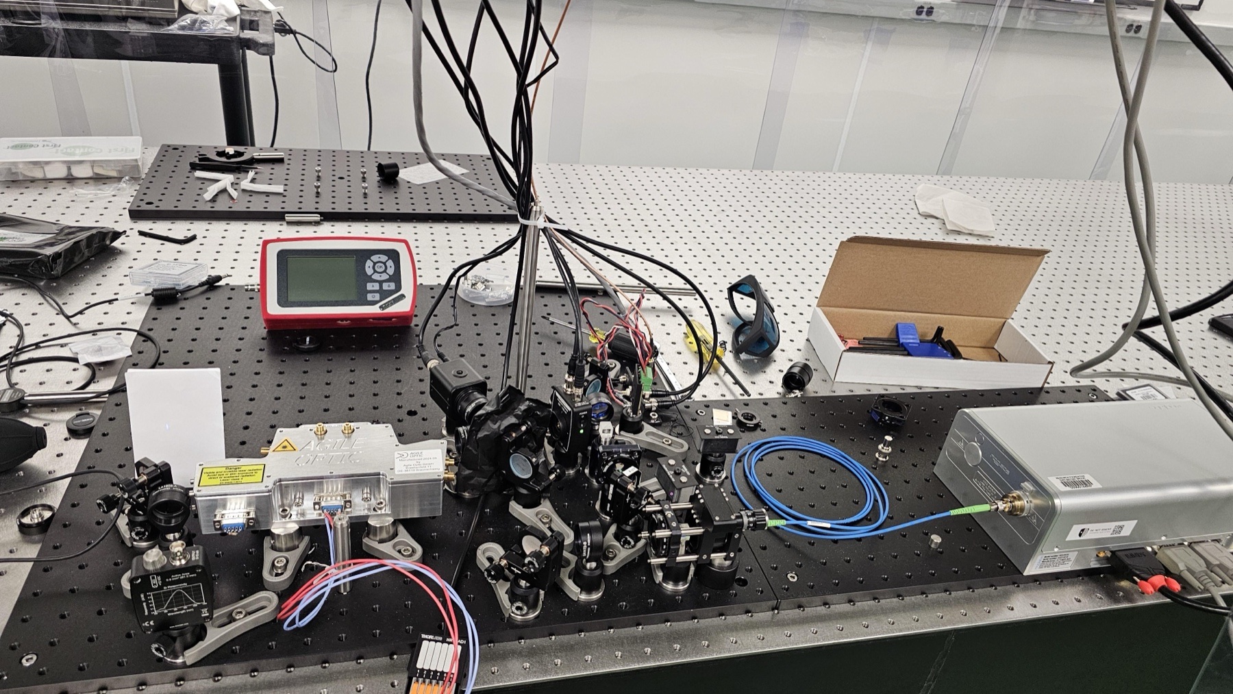 Experimental setup for second harmonic generation at 399 nanometers.